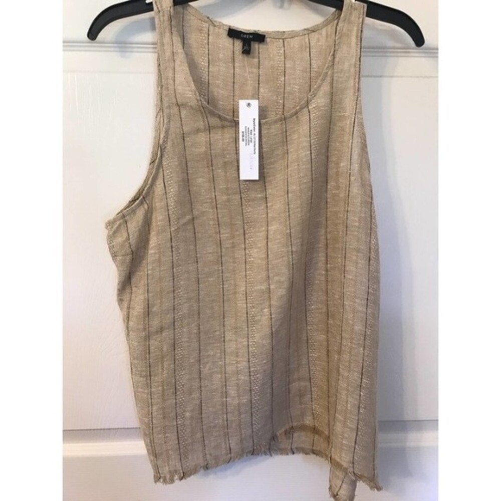 NWT Drew Women’s 2piece Linen Pants & Tank Sz Lg